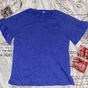 Old Navy shirt, blue, size small.